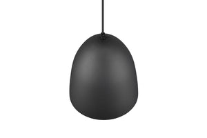 Lampada a Sospensione da Interno Attacco E27 in Metallo Nero e Oro