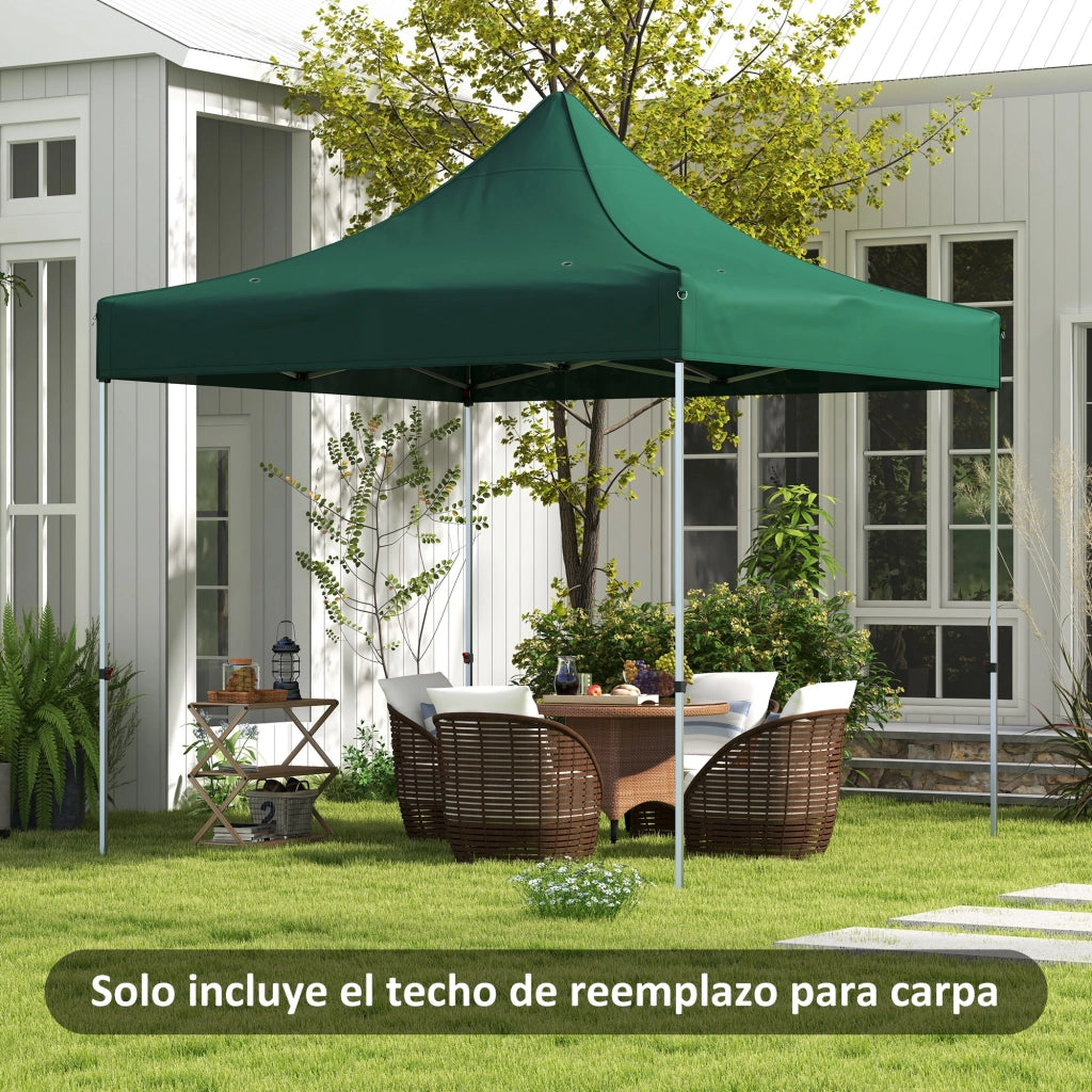 Tenda da Giardino Pieghevole ¨C zephmum ¨C Verde 3x3 m