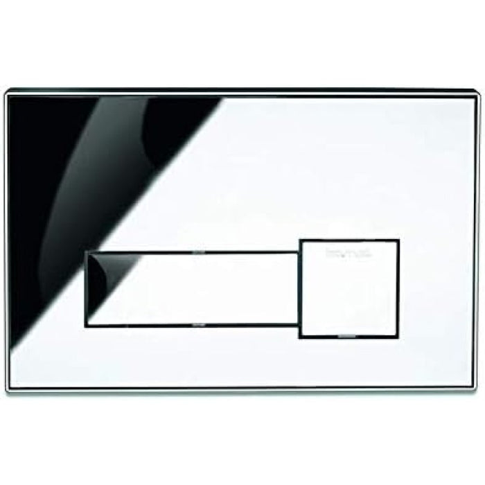 Placca di comando 2 tasti bampi ti cromata