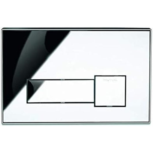 Placca di comando 2 tasti bampi ti cromata