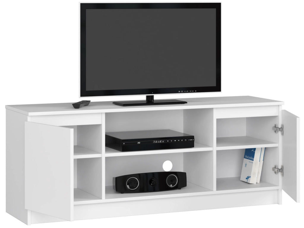 Mobile TV AKORD Bianco 140 cm 2 ante 140x40x55 cm