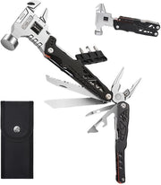 Multitool da Serratura 18-in-1 - Kit Portatile - Cassetta di Stoccaggio - Acciaio di Carbone - Inox - Per Campeggio/ Escursioni - Attrezzatura