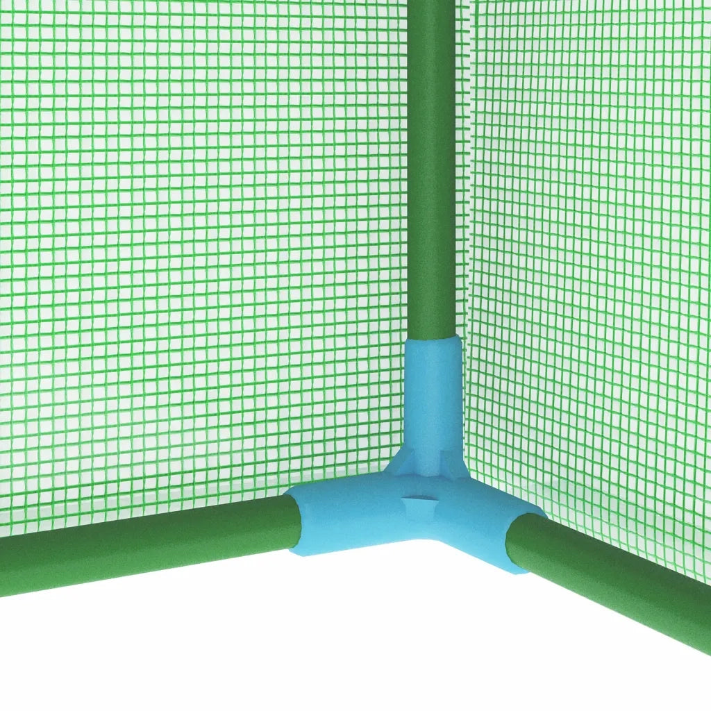 Serra con Struttura in Acciaio 0,5 m² 1x0,5x1,9 m 48168