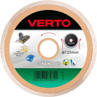 Topex 61h3t5 disco diamantato, 1 125 x 22,2 mm, bordo continuo