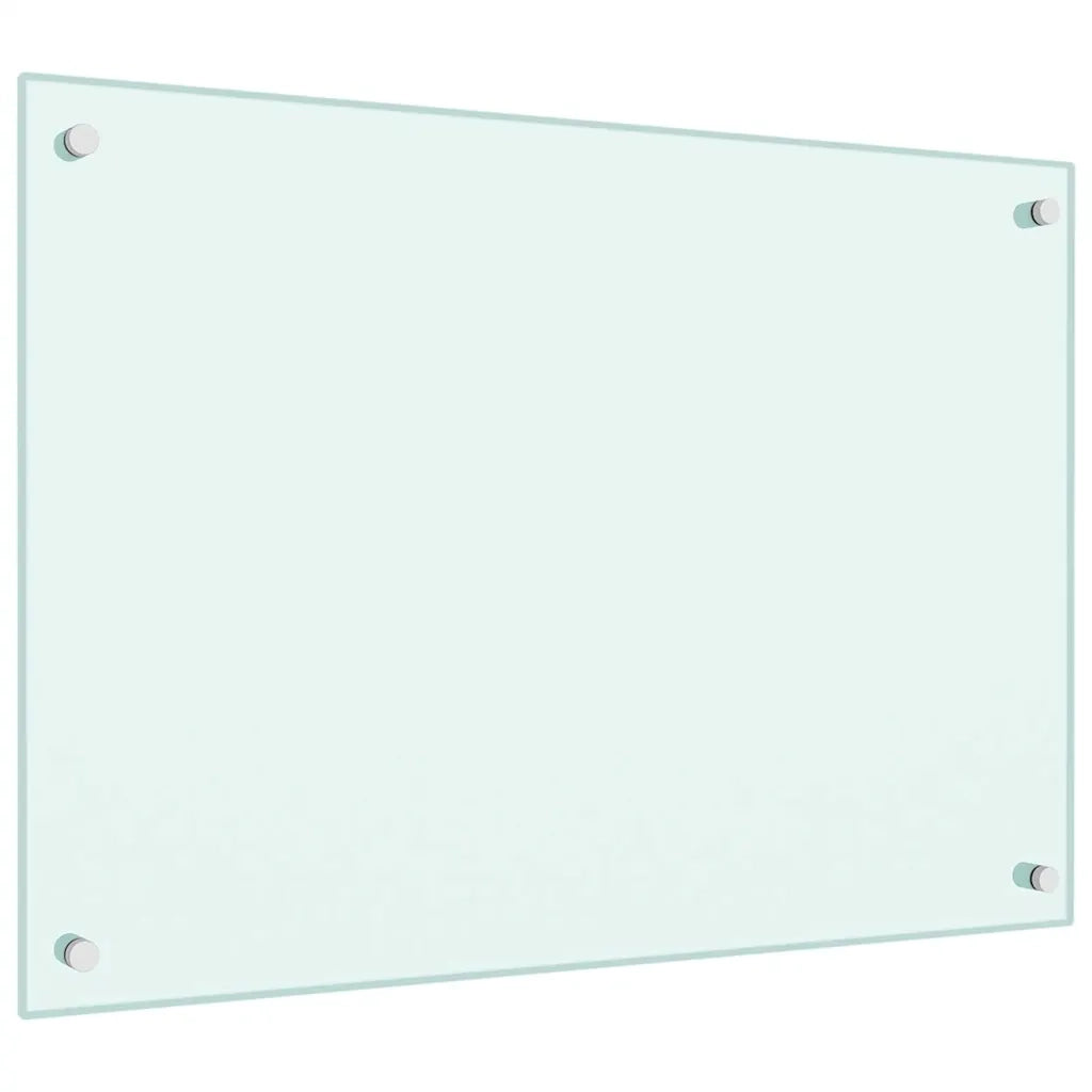 Paraschizzi per Cucina-Paraspruzzi per cucina Bianco 70x50 cm in Vetro Temperato