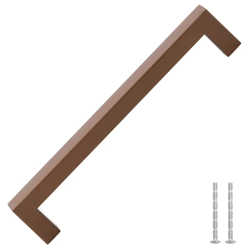 Maniglie per Mobili 5pz Bronzo 192mm in Acciaio Inox