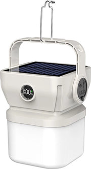 Lanterna Solare per Campeggio - 500M di Raggio - 120m² di Illuminazione - Con Batteria Portatile & Schermo LCD - Impermeabile (IPX5)