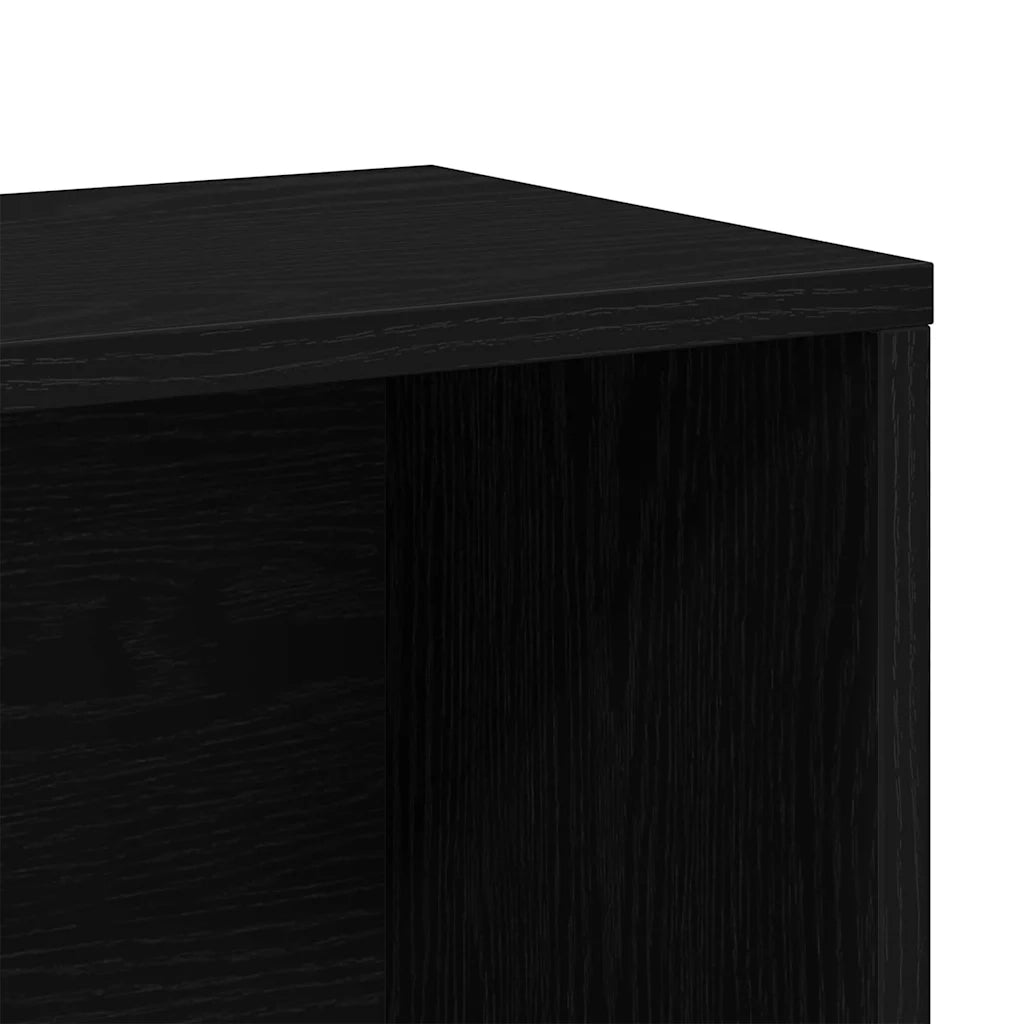 Armadio per Libri Rovere Nero 155 x 24 x 160 cm 862441