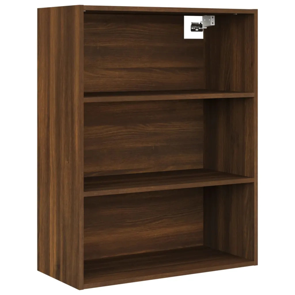 Armadietto Pensile a Parete Rovere Marrone 69,5x32,5x90 cm CFW2053397