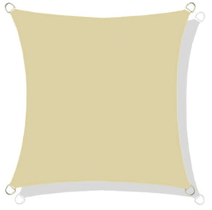 AIO FACTORY Vela Ombreggiante Impermeabile 3x3 m Beige - Vela Parasole da Giardino