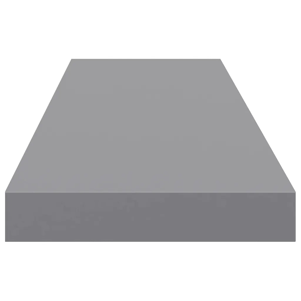 Scaffali a Parete 2 pz Grigi 90x23,5x3,8 cm in MDF cod mxl 33713