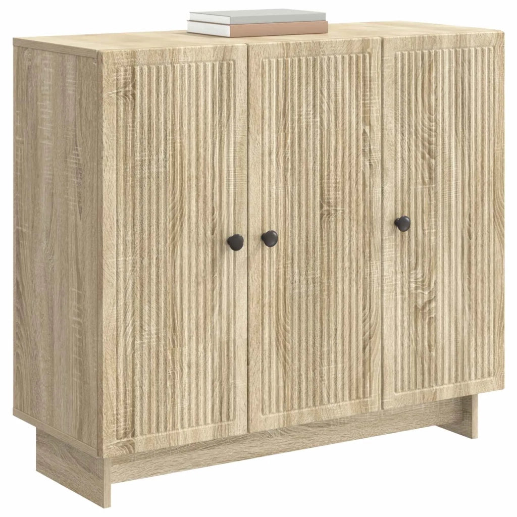 Credenza Rovere Sonoma 89 x 34,5 x 80 cm Legno ingegnerizzato