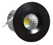 Faretto incasso Candellux SH-14 LED 3W IP65 6000K nero