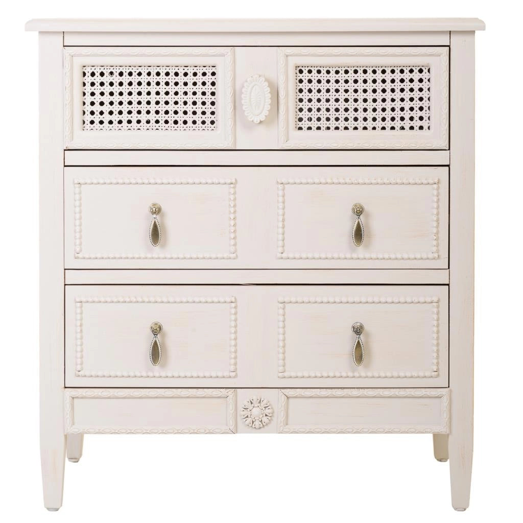 Comò in legno beige 65x36x70