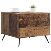 Tavolino da salotto | Tavolino da caff¨¨ | Tavolino da Soggiorno con cassetto Legno antico 49 x 50 x 40 cm