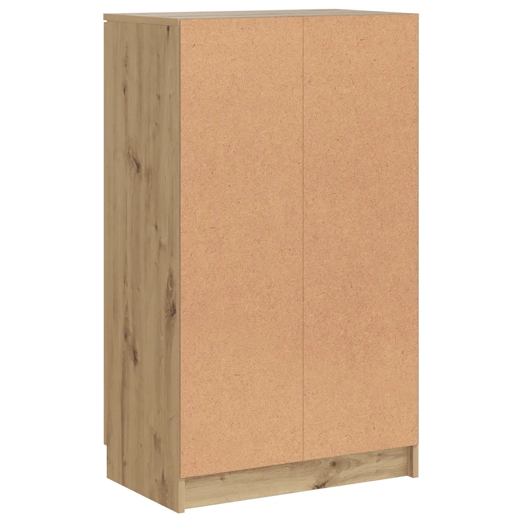 Scarpiera | Mobile per scarpe Rovere Artigianale 59x35x100,5 cm in Truciolato
