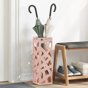 portaombrelli Rosa Metallo Media Intarsi Decorativi