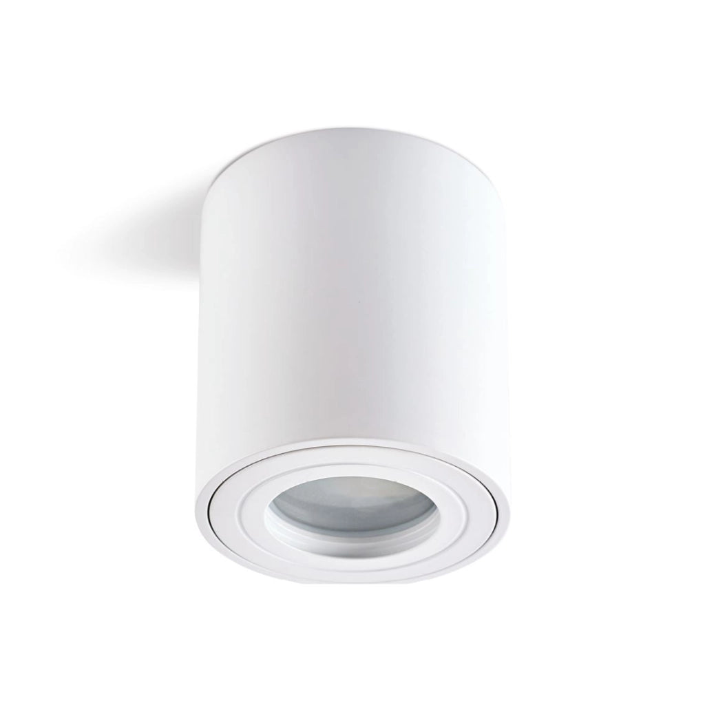 Spot da soffitto bianco tondo IP44 GU10 Aquarius Kobi