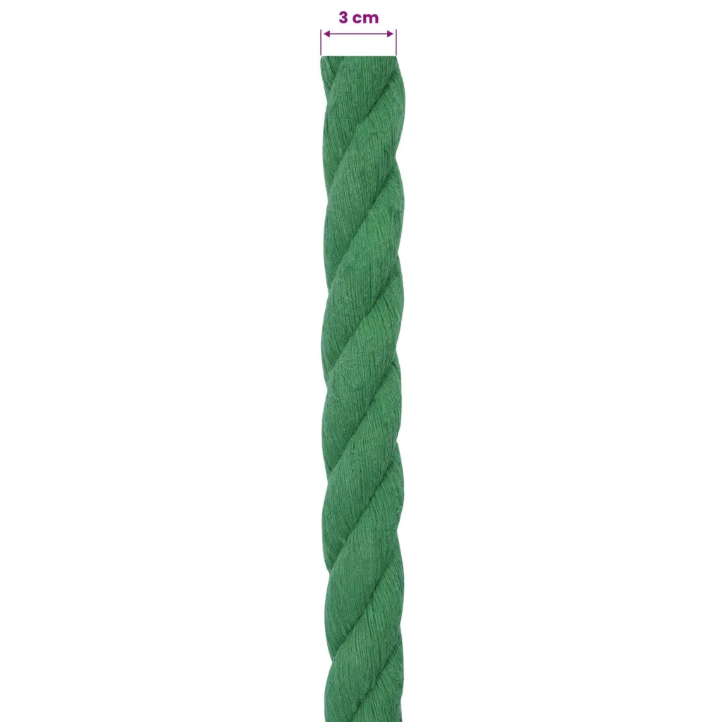 Corda Verde 3 x 3 x 1000 cm Cotone 42011976