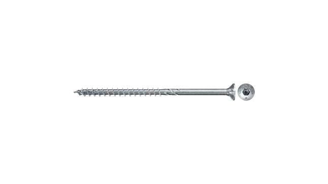 Fischer 670369 PowerFast II Vite per Truciolato 5,0 x 120 mm Testa Svasata Filetto Parziale TX Zincata Blu Passivato colore Blu