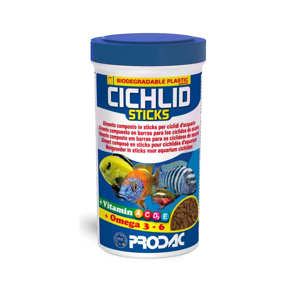 Prodac Cichlid Sticks - Alimento in Stick per Ciclidi Formato: 250 ml