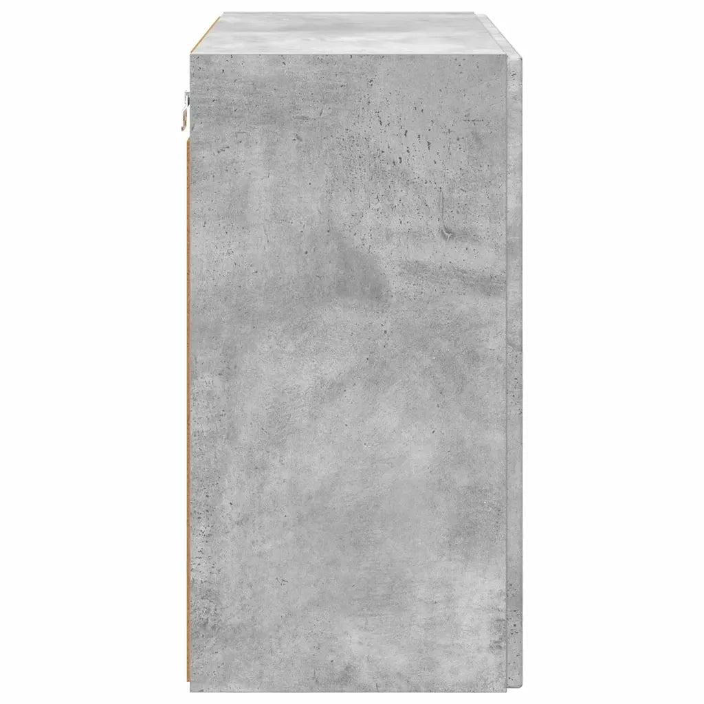Mobile TV da parete Grigio cemento 59,5 x 31 x 60 cm 892352