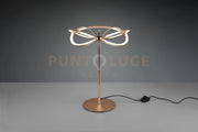 CHARIVARI LAMPADA DA TAVOLO LED OTTONE SATINATO ELLISSI DIMMERABILE H. 50CM 26W · 1x 2500lm, 3000K