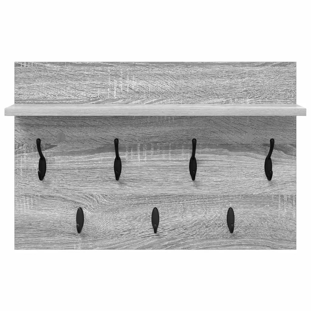 Appendiabiti a muro Grigio Sonoma 60 x 40 x 12 cm CFW7739442