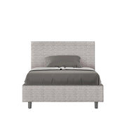 Letto 1 Piazza e Mezzo 120x190 cm con Rete e Contenitore Adele Aragona 1 Bianco