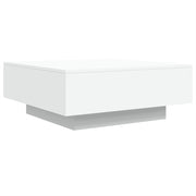 Tavolino da salotto | Tavolino da caff¨¨ | Tavolino da Soggiorno Bianco 80x80x31 cm in Legno Multistrato