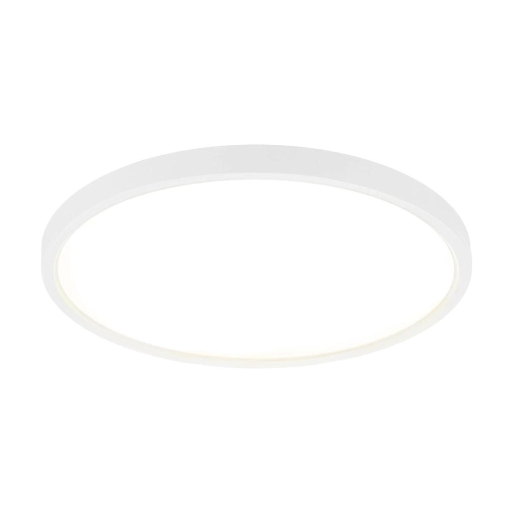 ZMH Lampada da soffitto LED rotonda moderna 24W bianca per interni - Illuminazione a risparmio energetico