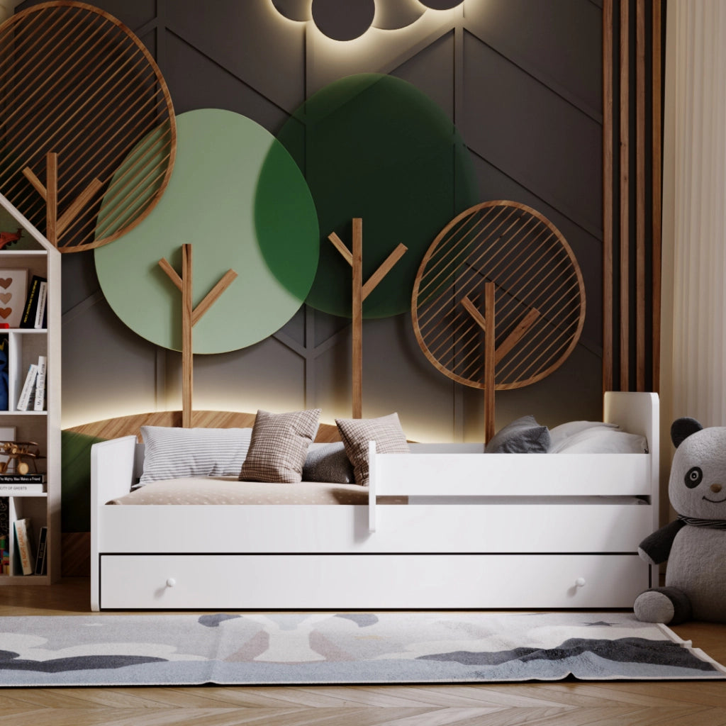 Letto singolo Max 160x80 con cassetto e materasso