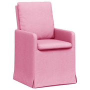 Sedie da pranzo 2 pz | Sedie da cucina Rosa 57 x 67 x 98 cm Tessuto
