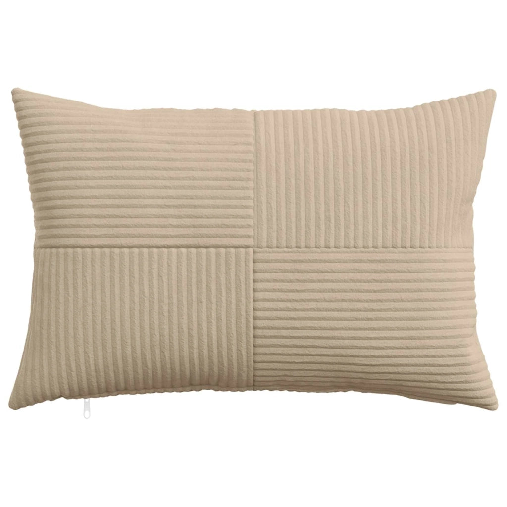 Federa 6 pcs ALMELO Tortora 30 x 50 cm corduroy 913980