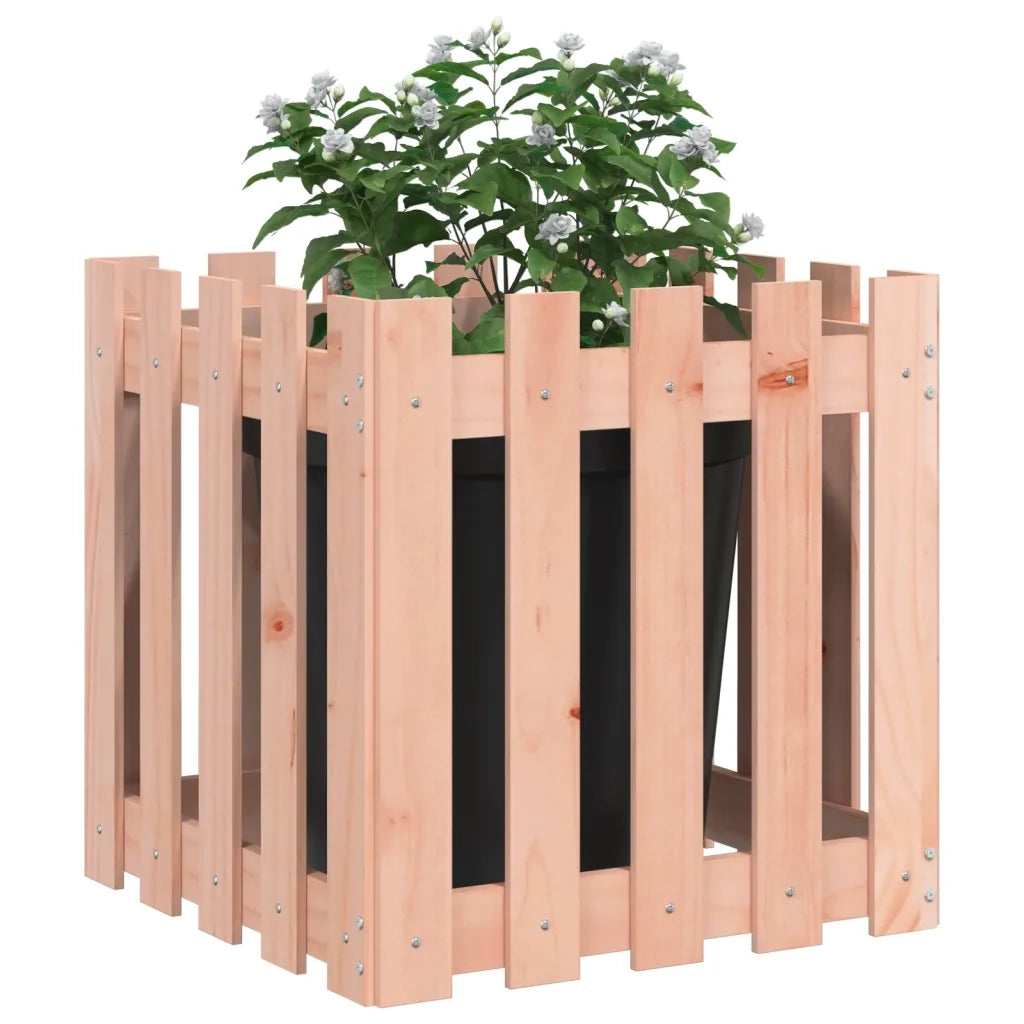 Fioriera Giardino Design Recinzione 50x50x50cm Massello Douglascod mxl 107571