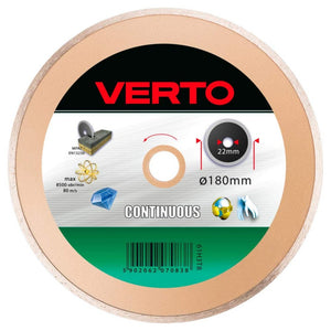 Topex 61h3t8 disco diamantato, 1 180 x 22,2 mm, bordo continuo