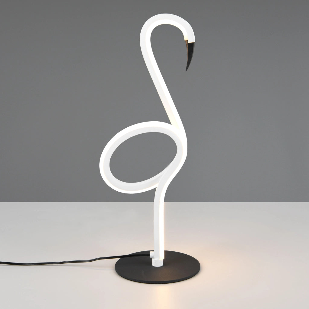 LAMPADA DA TAVOLO LED INGO 6W H35CM FENICOTTERO