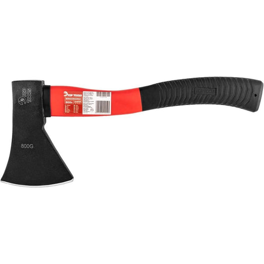 Topex 05a208 ascia 800g, manico o in fibra di vetro