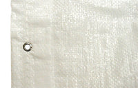 tela per ponteggi in rafia con occhielli col. bianco mt. 25x1,80 cod:ferx.vit17860