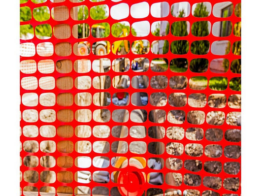 rete per cantiere mt.50 kant col. arancio h. cm. 120 cod:ferx.vit51972