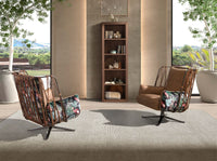 Scaffale in legno di noce