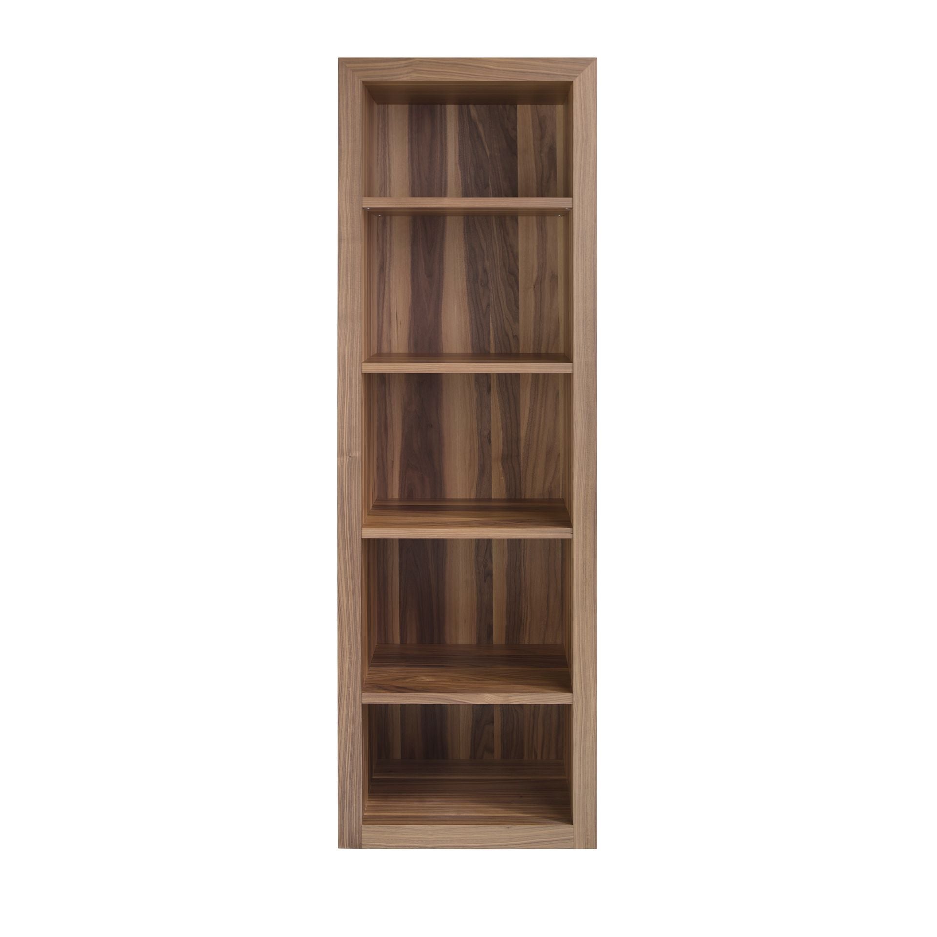 Scaffale in legno di noce