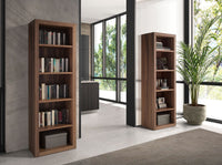 Scaffale in legno di noce