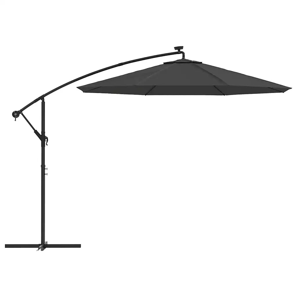 Telo di Ricambio per Ombrellone Bianco Antracite 350 cm CFW9251640