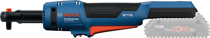 Bosch GRC 18V-60 (06019N8001) – Cricchetto a Batteria 18 V, 60 Nm Brushless 3/8"