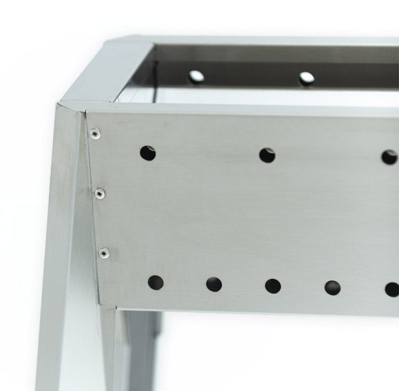 Cuoci Arrosticini con Barbecue a Carbone 120 cm Lisa Luxury Miami Grill 800+400