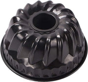 Torta Kugelhopf 18 cm - Ciotola a forma rotonda con decorazione a spirale - Ciotola antiaderente per torte e pane