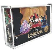 The Acrylic Box TAB0007 Custodia Premium Booster Box Disney Lorcana 6mm Magnetica Trasparente