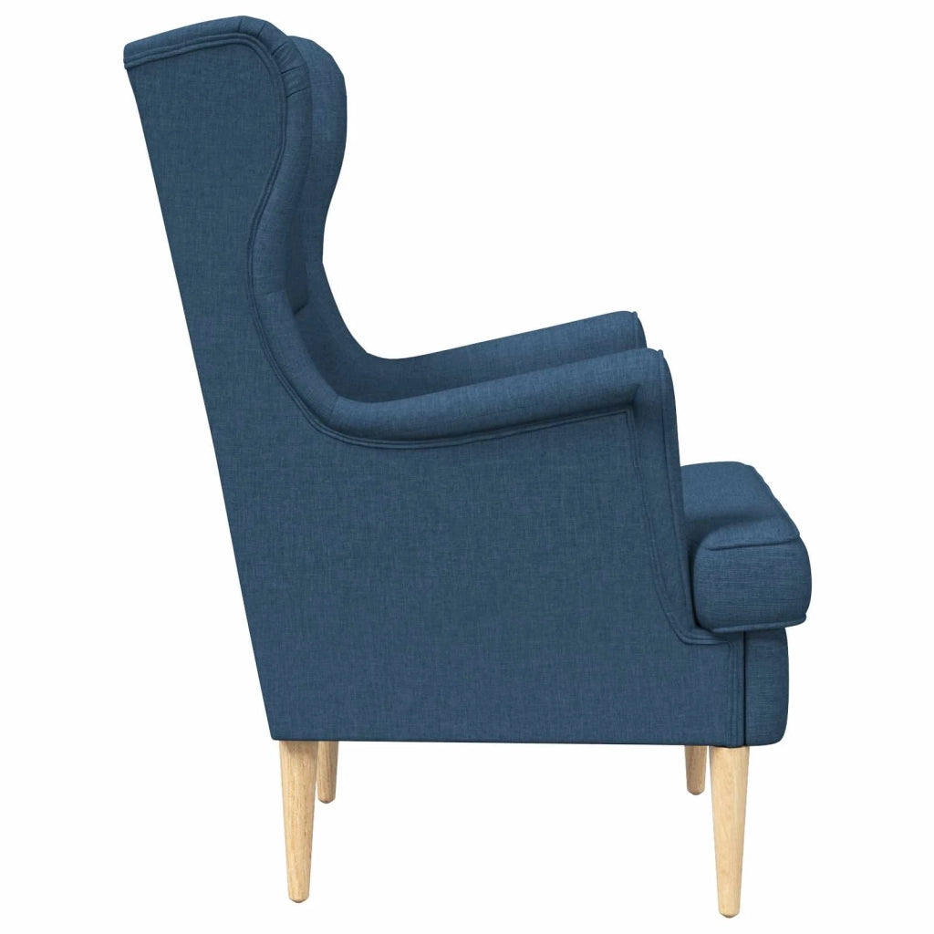 Poltrona-Divano Sedia Blu Tessuto 475953