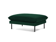 Cosmopolitan Design - Pouf "Vienna" in velluto verde bottiglia 